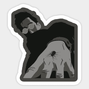 Neo Noir Detective Spider Bite Sticker